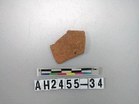 藏品(紅色細繩紋陶片)的圖片